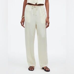 Madewell Cream Women's Trousers
